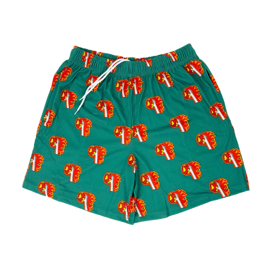 Flamerunner Repeater Mesh Short