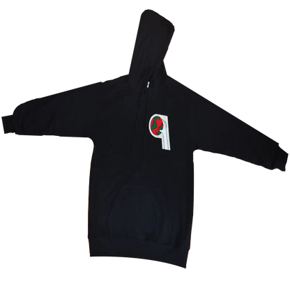 black sweatshirt chenille patch